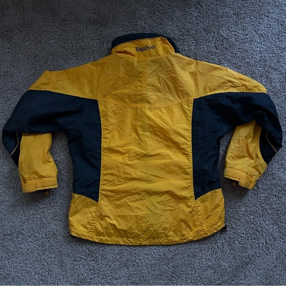 Columbia Core Yellow & Black Waterproof Rain Winter Jacket Size Medium